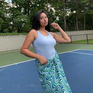 Zara Printed Sarong Skirt